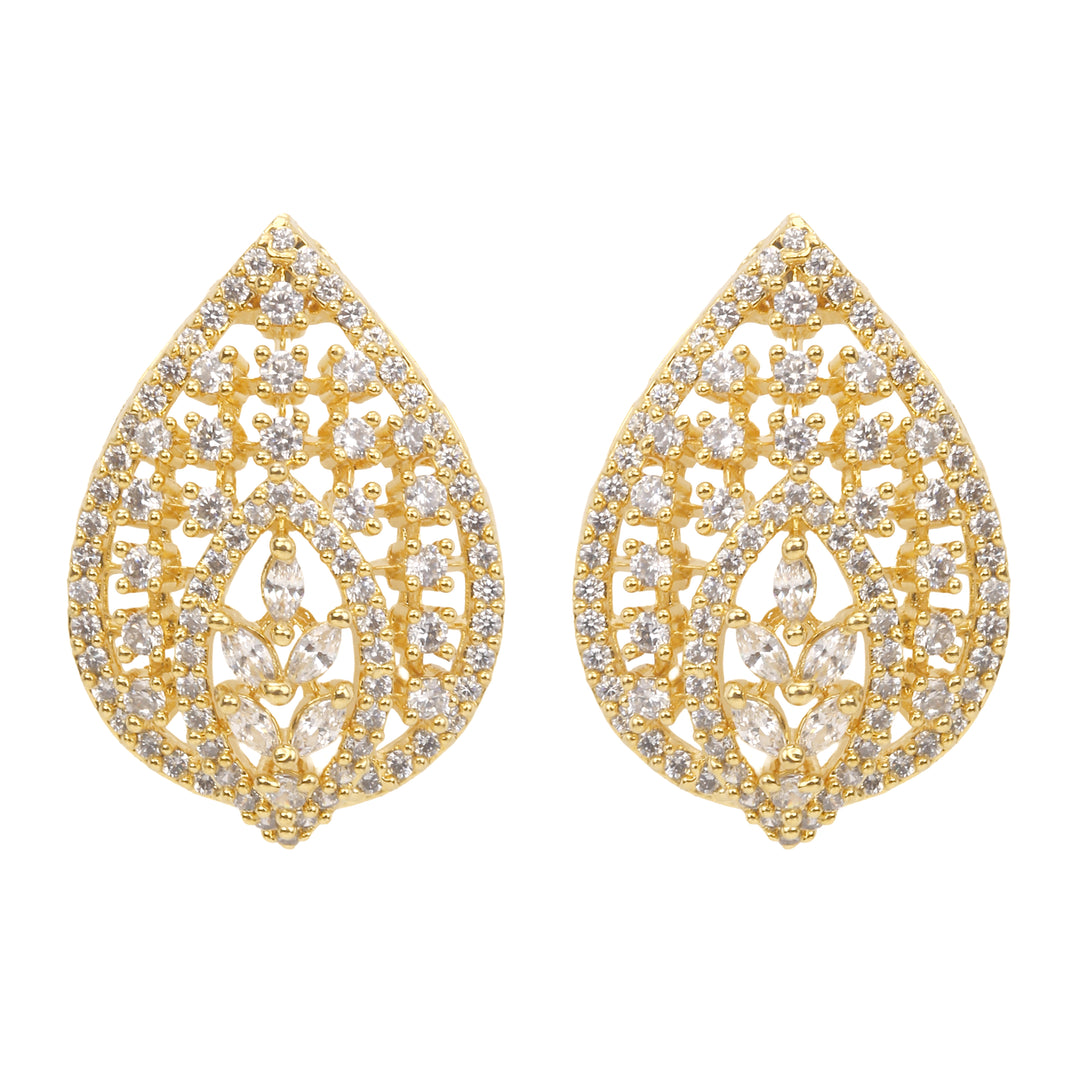 22k Gold Plated Gulnaar Chakra Necklace Set