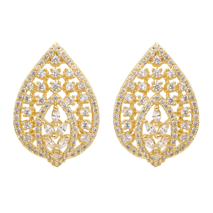 22k Gold Plated Gulnaar Chakra Necklace Set