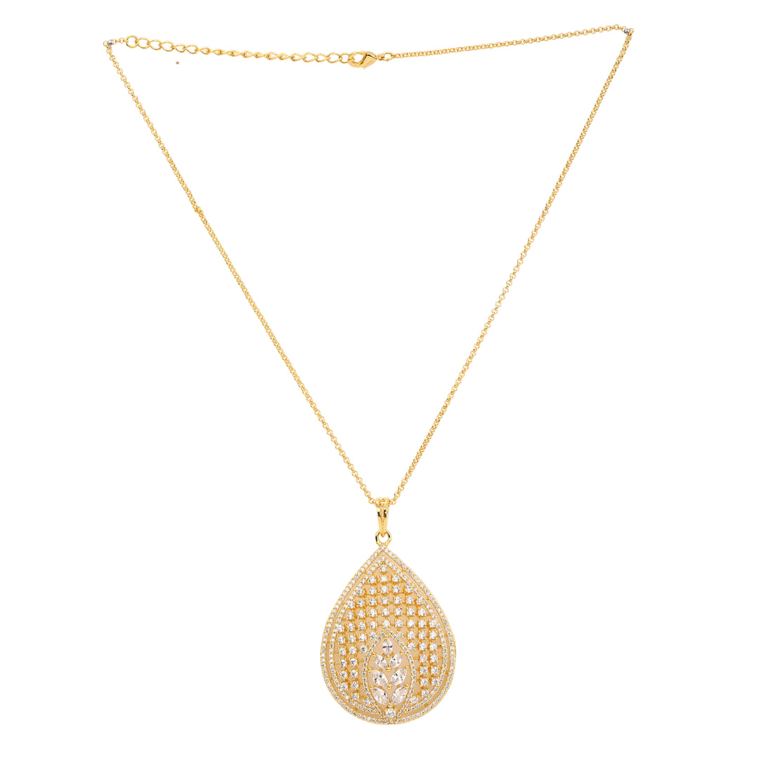 22k Gold Plated Gulnaar Chakra Necklace Set