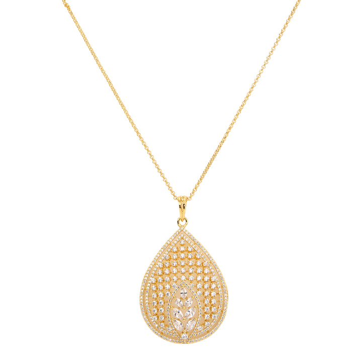 22k Gold Plated Gulnaar Chakra Necklace Set