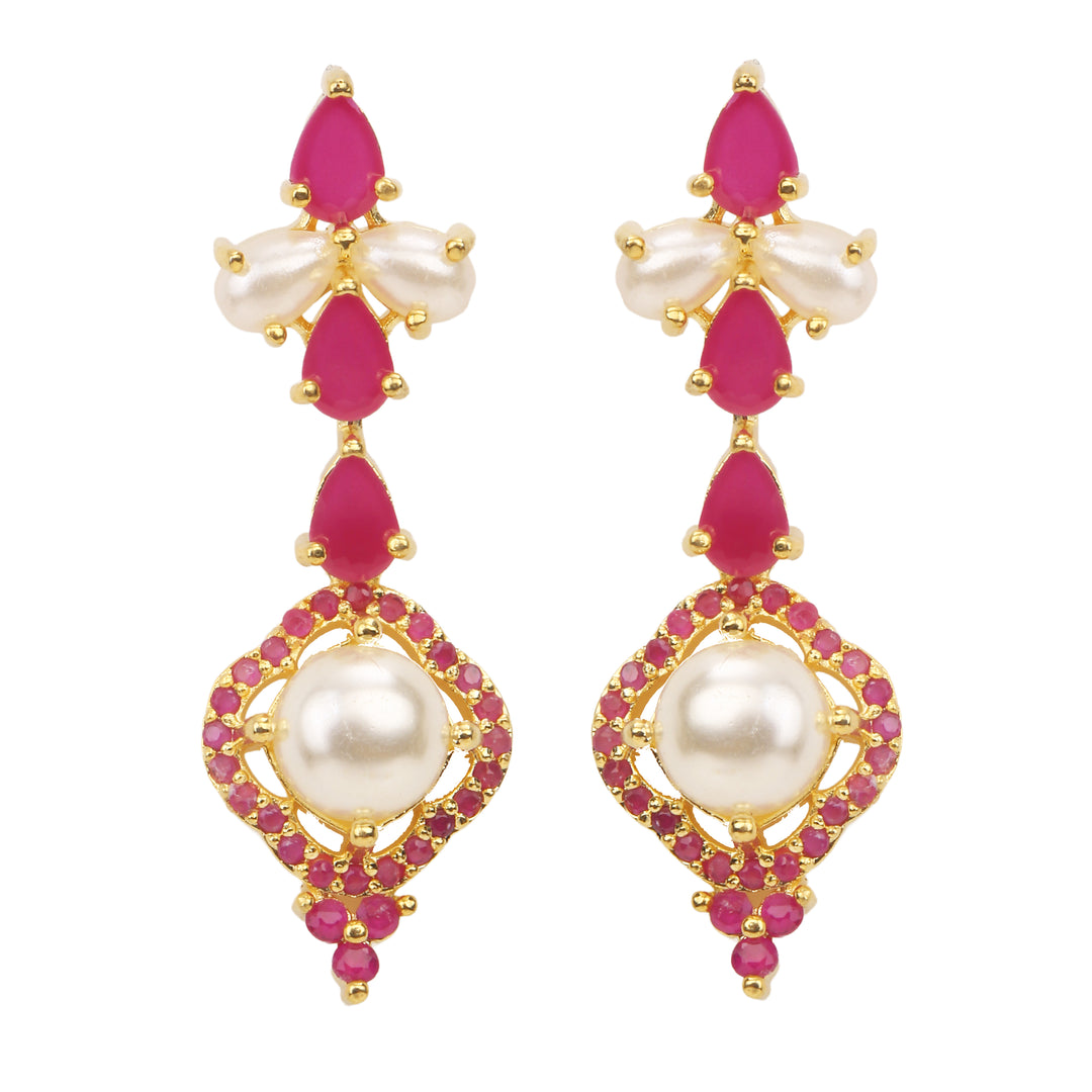 22k Gold Plated Gulnaar Mohini Necklace Set