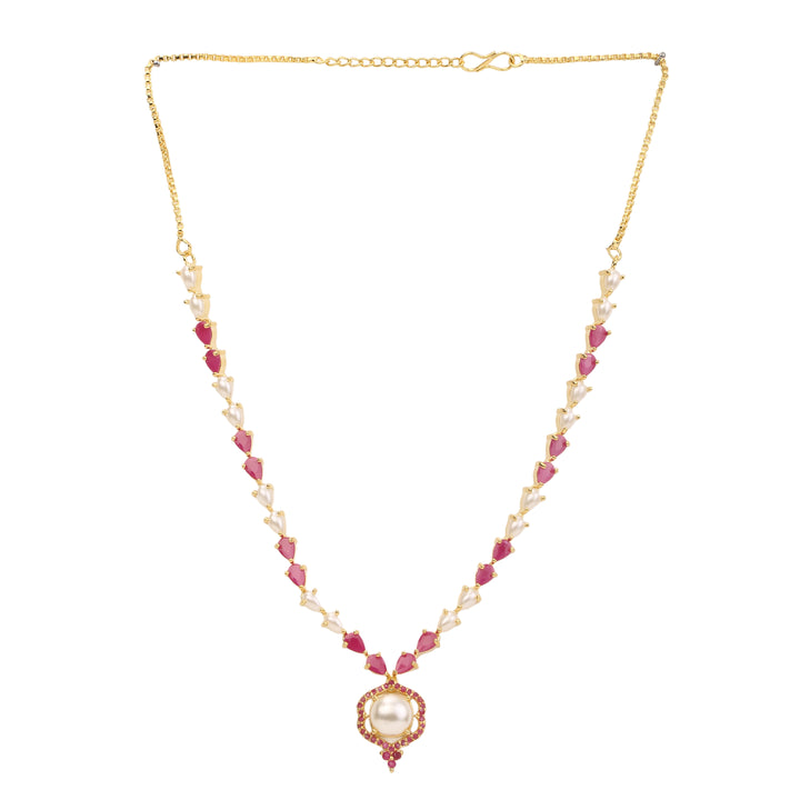 22k Gold Plated Gulnaar Mohini Necklace Set