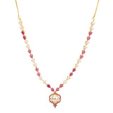 22k Gold Plated Gulnaar Mohini Necklace Set