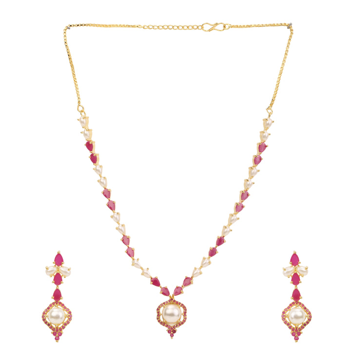 22k Gold Plated Gulnaar Mohini Necklace Set