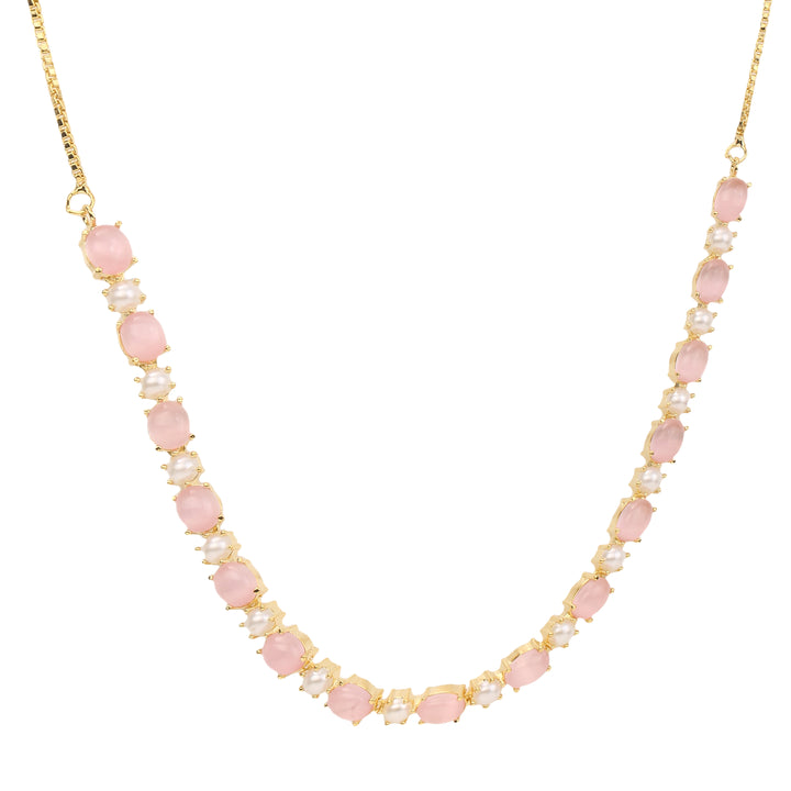 22k Gold Plated Gulnaar Shobha Necklace Set