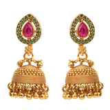 22k Gold Plated Sunheri Pushpa Necklace Set