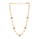 22k Gold Plated Sunheri Pushpa Necklace Set