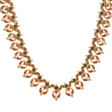 22k Gold Plated Sunheri Tarini Necklace Set