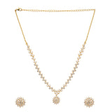 22k Gold Plated Gulnaar Charu Necklace Set