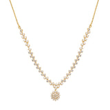22k Gold Plated Gulnaar Charu Necklace Set