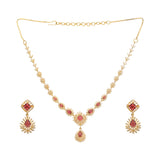 22k Gold Plated Gulnaar Meera Necklace Set