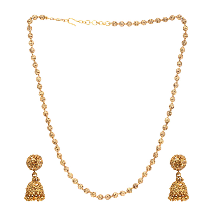 22k Gold Plated Sunheri Heer Necklace Set