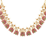 22k Gold Plated Sunheri Riwaaz Necklace Set