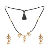22k Gold Plated Sunheri Chandrika Necklace Set