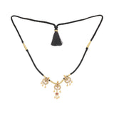 22k Gold Plated Sunheri Chandrika Necklace Set