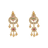 22k Gold Plated Sunheri Chandrika Necklace Set
