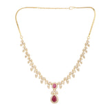 22k Gold Plated Gulnaar Roshni Necklace Set