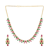 22k Gold Plated Gulnaar Gauri Necklace Set