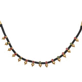 22k Gold Plated Sunheri Nazaakat Necklace Set