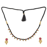 22k Gold Plated Sunheri Nazaakat Necklace Set