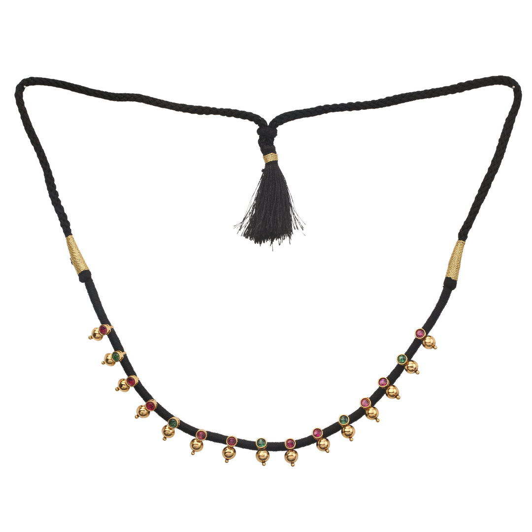 22k Gold Plated Sunheri Nazaakat Necklace Set