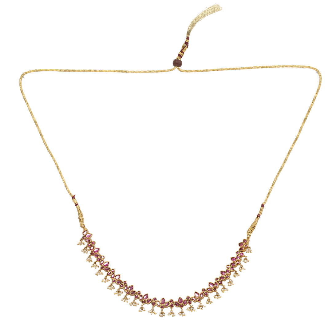 22k Gold Plated Sunheri Meher Necklace Set
