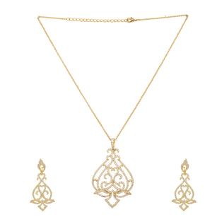 22k Gold Plated Gulnaar Kalika Necklace Set
