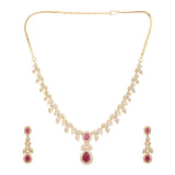 22k Gold Plated Gulnaar Roshni Necklace Set