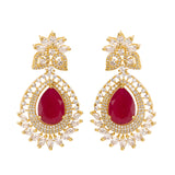 22k Gold Plated Gulnaar Surya Necklace Set