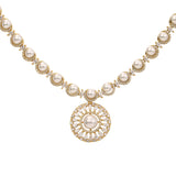 22k Gold Plated Gulnaar Jyoti Necklace Set