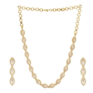 22k Gold Plated Gulnaar Tarang Necklace Set