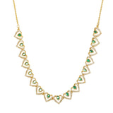 22k Gold Plated Gulnaar Rekha Necklace Set