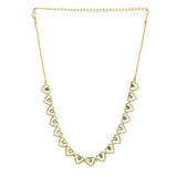 22k Gold Plated Gulnaar Rekha Necklace Set