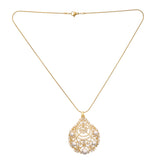 22k Gold Plated Gulnaar Pushpa Necklace Set