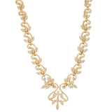 22k Gold Plated Gulnaar Aabha Necklace Set