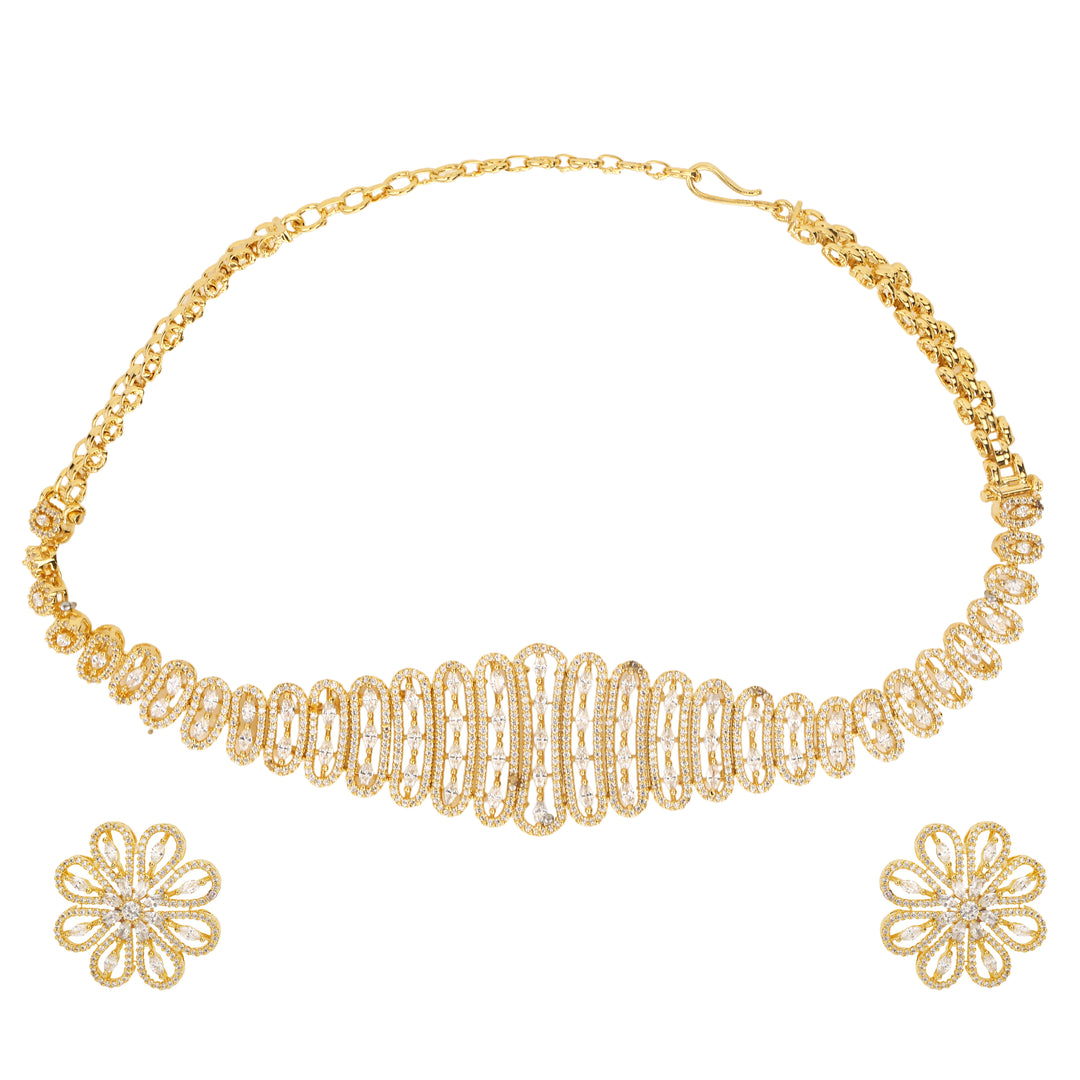 22k Gold Plated Gulnaar Rajsi Necklace Set