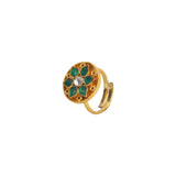 22k Gold Plated Noorja Panna Toe Ring