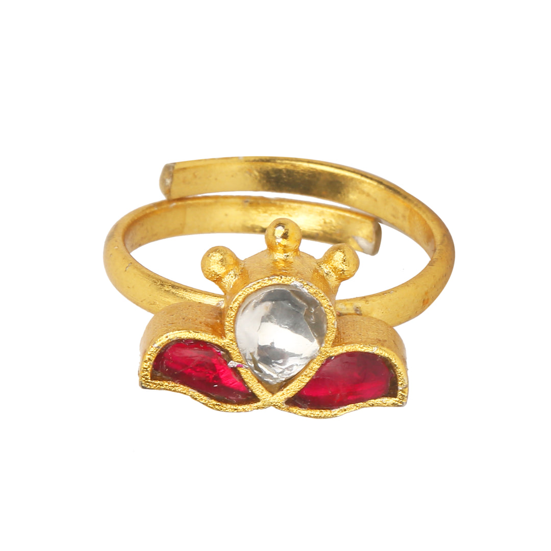 22k Gold Plated Noorja Komal Toe Ring