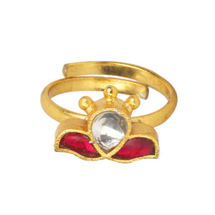 22k Gold Plated Noorja Komal Toe Ring