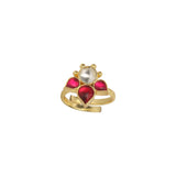 22k Gold Plated Noorja Heera Toe Ring