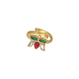 22k Gold Plated Noorja Pallav Toe Ring