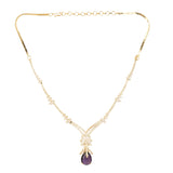 22k Gold Plated Gulnaar Aaina Necklace Set