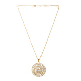 22k Gold Plated Gulnaar Mandal Necklace Set