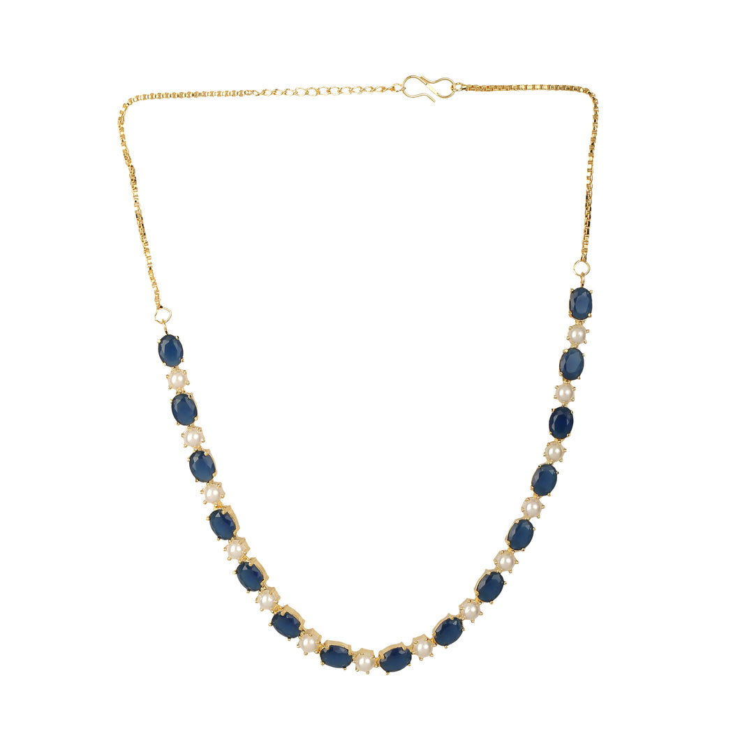 22k Gold Plated Gulnaar Neer Necklace Set