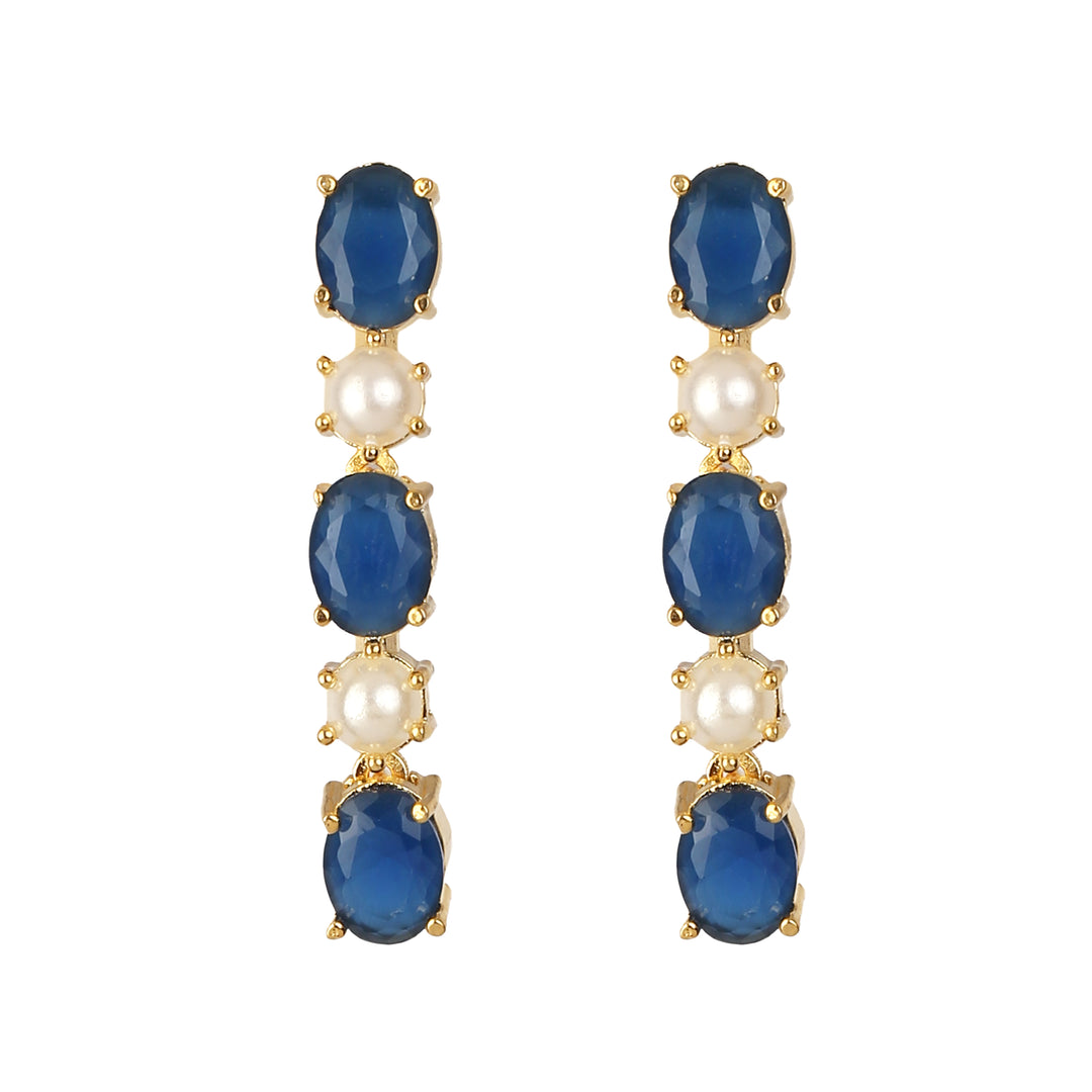 22k Gold Plated Gulnaar Neer Necklace Set