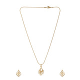 22k Gold Plated Gulnaar Ambar Pendant Set