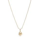 22k Gold Plated Gulnaar Ambar Pendant Set