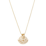22k Gold Plated Gulnaar Tilak Necklace Set