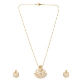 22k Gold Plated Gulnaar Tilak Necklace Set