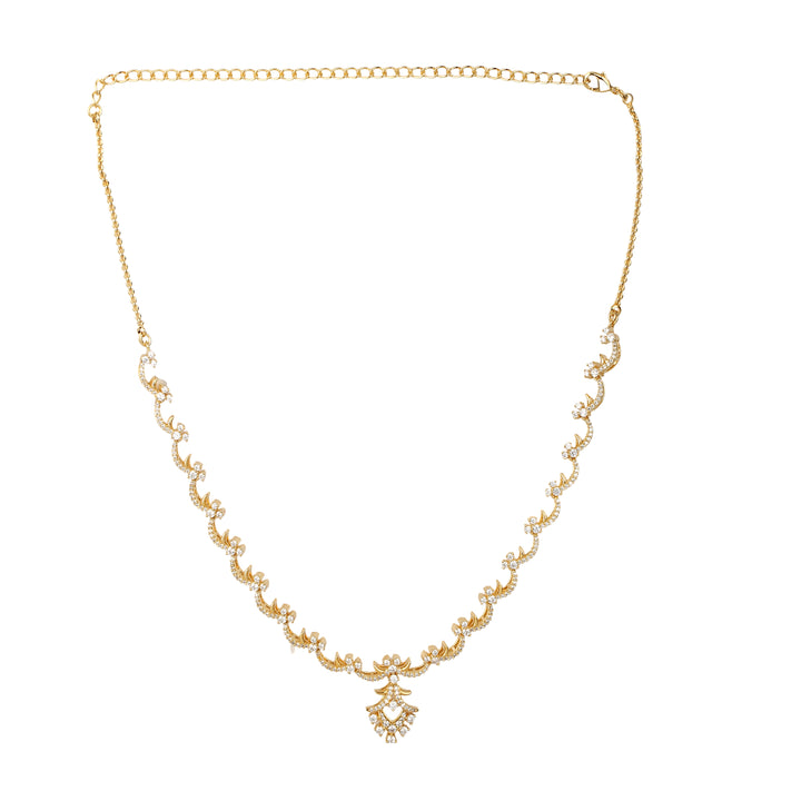 22k Gold Plated Gulnaar Komal Necklace Set